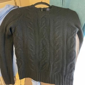 Gap Black cable knit sweater
